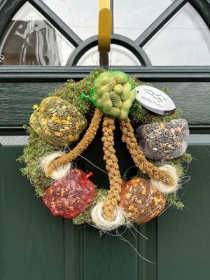 Bird Feeder Wreath