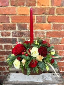 Christmas Candle Arrangement