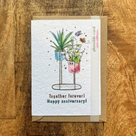 Happy Anniversary Together Forever Seed Card