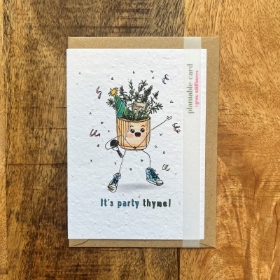 It's Party Thyme Seed Card